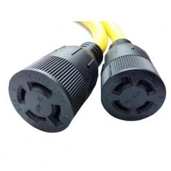 Parkworld 3 ft. 125/250-Volt 20 Amp Generator 4-Prong L14-20 Splitter Cord NEMA L14-20P to (2) L14-20R Receptacle Y Adapter Cord -Extension Cords Sales Store parkworld generator cords 885866 1f 1000