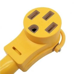 Parkworld 1.5 ft. 6/4 STW 4-Wire 50 Amp 125-V/250-Volt SS2-50P/CS6365 Locking Plug to 14-50R RV/EV/Generator Adapter Cord Yellow 7 Parkworld 1.5 ft. 6/4 STW 4-Wire 50 Amp 125-V/250-Volt SS2-50P/CS6365 Locking Plug to 14-50R RV/EV/Generator Adapter Cord Yellow -Extension Cords Sales Store parkworld generator cords 886399y 4f 1000