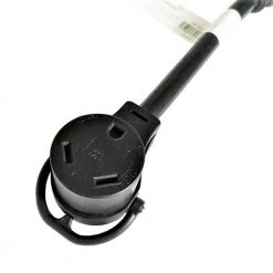 Parkworld 1 ft. 10/3 Generator 30 Amp 4-Prong Locking L14-30P Plug to RV 30 Amp 3-Prong TT-30R Adapter Cord (L14-30P to TT-30R) -Extension Cords Sales Store parkworld rv marine cords 691852 1f 1000