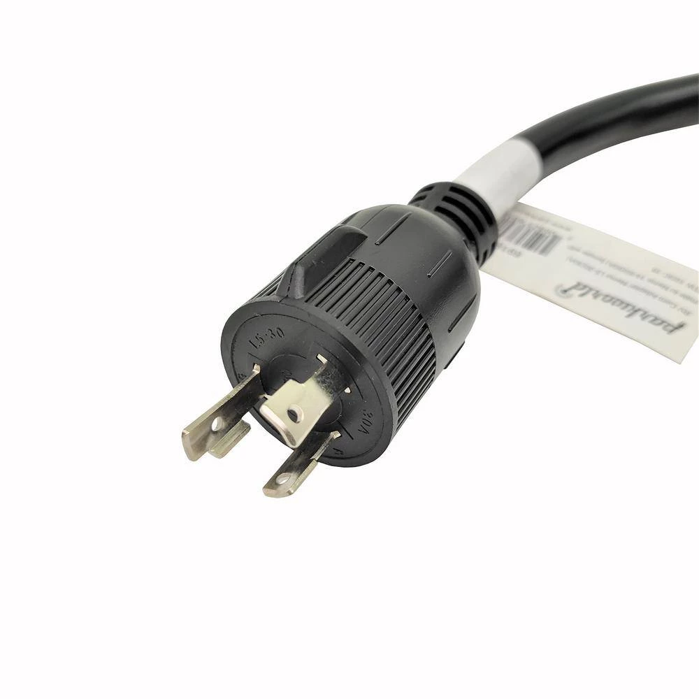 Parkworld 1 ft. 10/3 Generator 30 Amp 3-Prong Locking L5-30P Plug to 50 Amp 4-Prong 14-50R Adapter cord(2-Hots Bridged) FOR RVs 5 Parkworld 1 ft. 10/3 Generator 30 Amp 3-Prong Locking L5-30P Plug to 50 Amp 4-Prong 14-50R Adapter cord(2-Hots Bridged) FOR RVs - Image 3