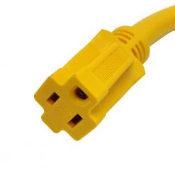 Parkworld 1 ft. 10/3 STW 3-Wire Shore Power 30 Amp to 15 Amp NEMA L5-30P to 5-15R RV Adapter Cord -Extension Cords Sales Store parkworld rv marine cords 691975 1f 1000