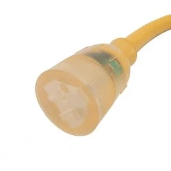 Parkworld 1 ft. 10/3 3-Wire RV Shore Power 30 Amp 125-Volt NEMA L5-30P to 20 Amp 5-20/5-15R Adapter Cord (L5-30P to 5-20/15R) -Extension Cords Sales Store parkworld rv marine cords 691975d 4f 1000