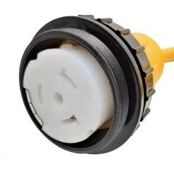 Parkworld 10 ft. 10/3 STW 3-Wire RV/Marine Shore Power 30 Amp to 50 Amp NEMA L5-30P to SS2-50R Adapter Cord -Extension Cords Sales Store parkworld rv marine cords 692002a 1f 1000