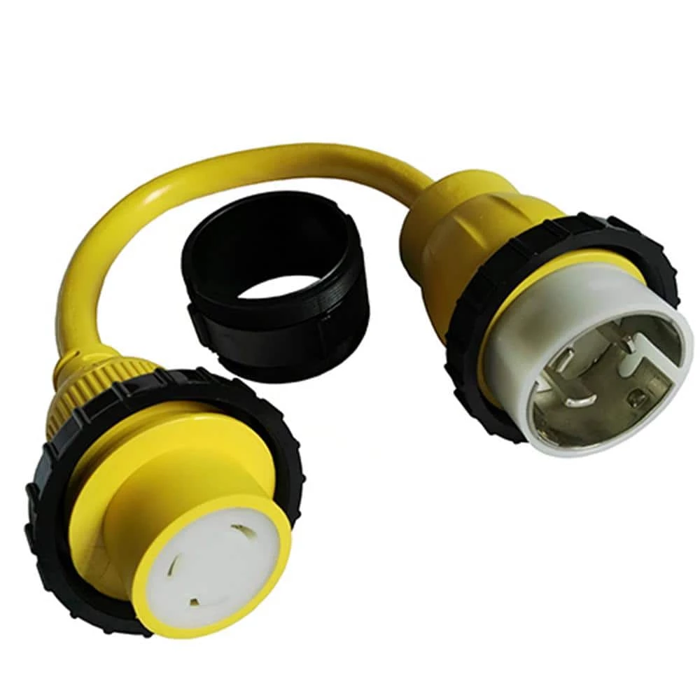 Parkworld 1.5 ft. 10/3 STW 3-Wire RV/Marine Shore Power 50 Amp to 30 Amp NEMA SS2-50P to L5-30R Adapter Cord 3 Parkworld 1.5 ft. 10/3 STW 3-Wire RV/Marine Shore Power 50 Amp to 30 Amp NEMA SS2-50P to L5-30R Adapter Cord