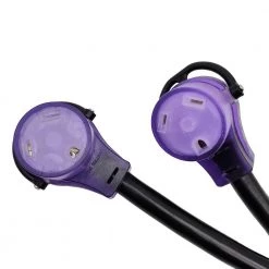 Parkworld 3 ft. STW 10/3 3-Wire RV 30 Amp Y Adapter Cord NEMA TT-30P Plug to 2 TT-30R Female Receptacle Splitter Cord -Extension Cords Sales Store parkworld rv marine cords 692088 44 1000