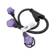 Parkworld 3 ft. STW 10/3 3-Wire RV 30 Amp Y Adapter Cord NEMA TT-30P Plug to 2 TT-30R Female Receptacle Splitter Cord
