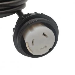 Parkworld 50 ft. STW 6/3 plus 8/1 RV/Marine 50 Amp 125-Volt/250-Volt Extension Cord 14-50P Plug to SS2-50R Twist Lock Receptacle -Extension Cords Sales Store parkworld rv marine cords 692279 4f 1000