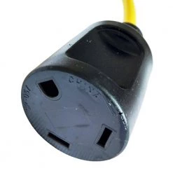 Parkworld 1 ft. 12/3 Household Regular 20 Amp 3-Prong 5-20P Plug to RV 30 Amp 3-Prong TT-30R Adapter Cord(NEMA 5-20P to TT-30R） -Extension Cords Sales Store parkworld rv marine cords 884852 1f 1000