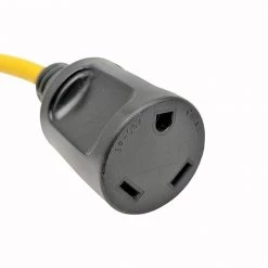 Parkworld 1 ft. 12/3 Household Regular 20 Amp 3-Prong 5-20P Plug to RV 30 Amp 3-Prong TT-30R Adapter Cord(NEMA 5-20P to TT-30R） -Extension Cords Sales Store parkworld rv marine cords 884852 4f 1000