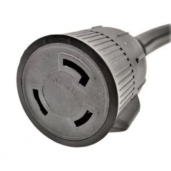 Parkworld 1 ft. 10/3 STW 3-Wire RV 30 Amp TT-30P Plug to L5-30R Generator Adapter Cord -Extension Cords Sales Store parkworld rv marine cords 885453 4f 1000