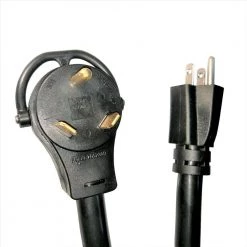 Parkworld 1.5 ft. 10/3 3-Wire RV V-Adapter Cord NEMA 5-15P Plug and TT-30P Plug to 14-50R Receptacle V Splitter Cord -Extension Cords Sales Store parkworld rv marine cords 885545 4f 1000