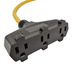 Parkworld 2 ft. 12/3 RV 30 Amp 125-Volt 3-Prong TT-30P Plug to 3 x 5-15R Tri-Outlets Adapter Cord (NEMA TT-30P to Three 5-15R) -Extension Cords Sales Store parkworld rv marine cords 885880b 4f 1000