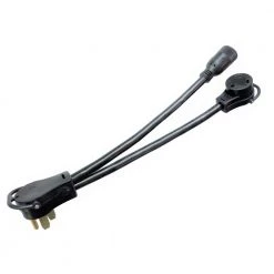 Parkworld 1.5 ft. 10/3 3-Wire RV 50 Amp 4-Prong V Adapter Cord NEMA 14-50P Plug to TT-30R & 5-20/15R Receptacle V Splitter Cord