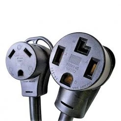 Parkworld 1.5 ft. 10/4 4-Wire RV 50 Amp 4-Prong V Adapter Cord NEMA 14-50P Plug to TT-30R & 14-30R Receptacle V Splitter Cord -Extension Cords Sales Store parkworld rv marine cords 885965 1f 1000