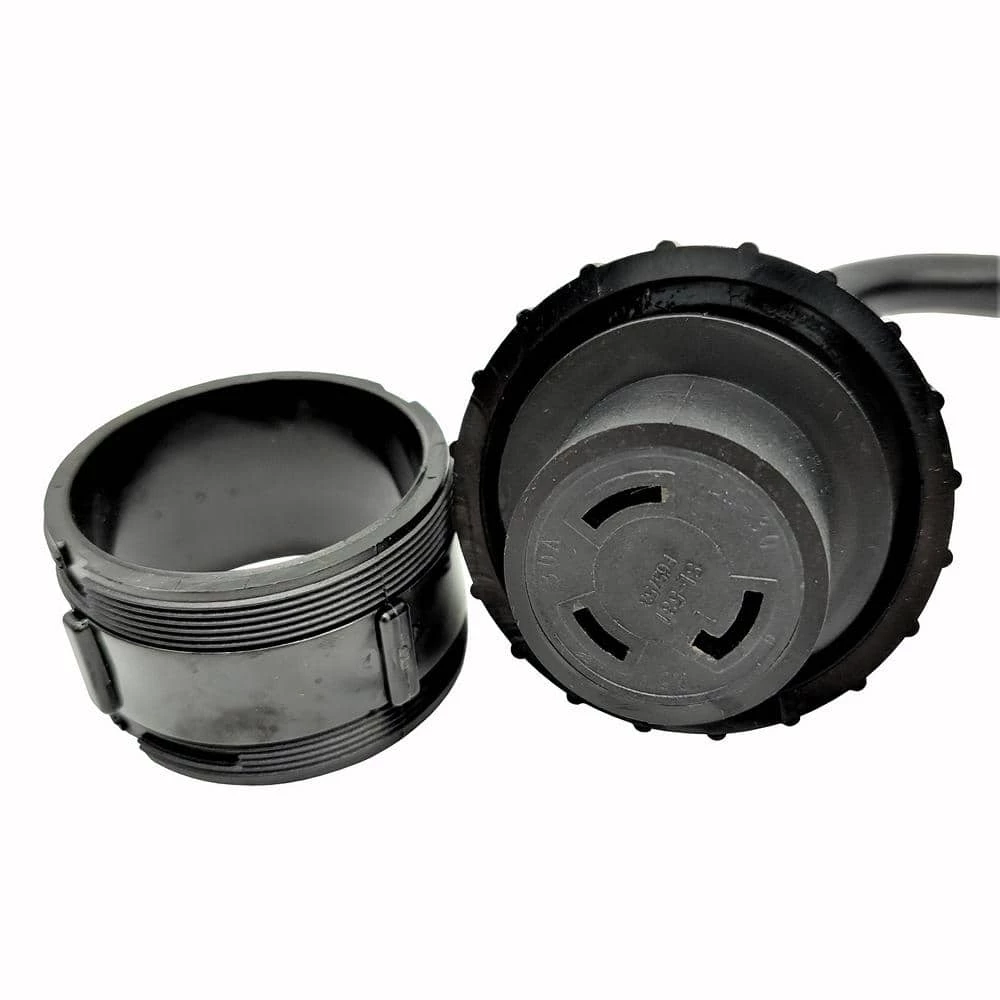 Parkworld 15 ft. 10/3 STW RV Shore Power 30 Amp 125-Volt TT-30P to Twist Locking L5-30R Adapter Extension Cord 5 Parkworld 15 ft. 10/3 STW RV Shore Power 30 Amp 125-Volt TT-30P to Twist Locking L5-30R Adapter Extension Cord - Image 3