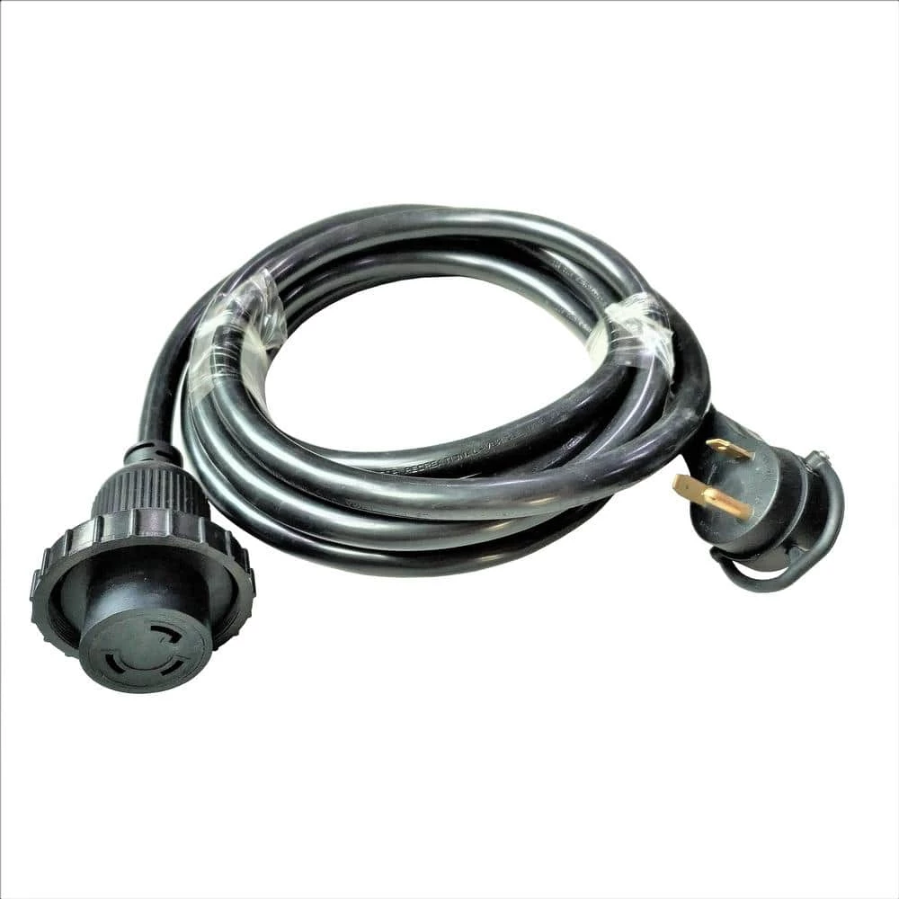 Parkworld 15 ft. 10/3 STW RV Shore Power 30 Amp 125-Volt TT-30P to Twist Locking L5-30R Adapter Extension Cord 3 Parkworld 15 ft. 10/3 STW RV Shore Power 30 Amp 125-Volt TT-30P to Twist Locking L5-30R Adapter Extension Cord