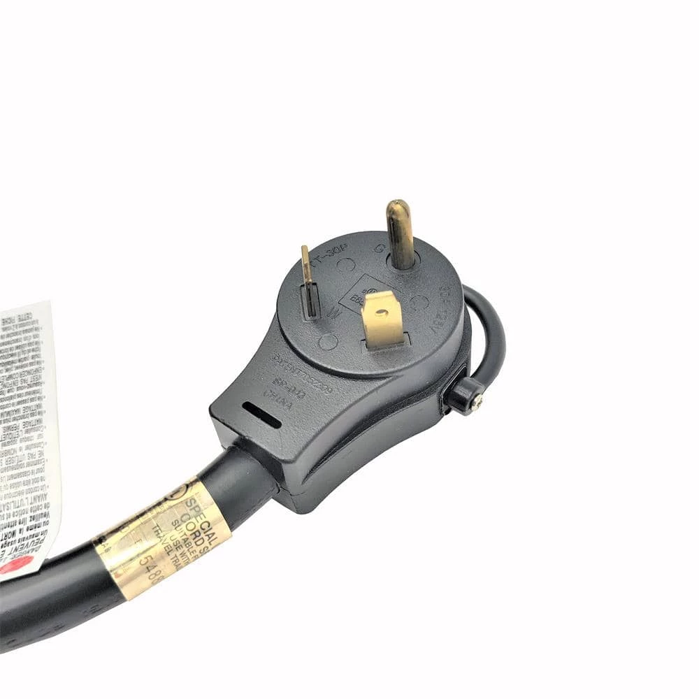 Parkworld 15 ft. 10/3 STW RV Shore Power 30 Amp 125-Volt TT-30P to Twist Locking L5-30R Adapter Extension Cord 4 Parkworld 15 ft. 10/3 STW RV Shore Power 30 Amp 125-Volt TT-30P to Twist Locking L5-30R Adapter Extension Cord - Image 2