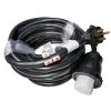 Parkworld 36 ft. 10/3 RV 30 Amp to Marine 50 Amp NEMA TT-30P to SS2-50R Adapter Extension Cord