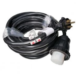 Parkworld 36 ft. 10/3 RV 30 Amp to Marine 50 Amp NEMA TT-30P to SS2-50R Adapter Extension Cord