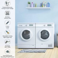 Power By Go Green 6 ft. 10-Gauge SRDT Dryer Cord -Extension Cords Sales Store power by go green appliance extension cords gg 27106 fa 1000