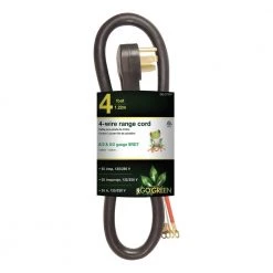 Power By Go Green 4 ft. 6/2 and 8/2 4-Wire Range Cord