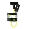 Power By Go Green 2 ft. Portable GFCI Extension Cord 2 Power By Go Green 2 ft. Portable GFCI Extension Cord -Extension Cords Sales Store power by go green gfci plugs gg 12402 64 1000