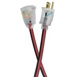 Husky 50 ft. 12/3 Lighted Extension Cord -Extension Cords Sales Store red and black general purpose cords hw12350hbrl c3 1000