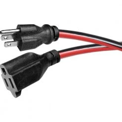 Husky 100 ft. 14/3 Indoor/Outdoor Extension Cord, Red and Black -Extension Cords Sales Store red black husky general purpose cords hd 277 568 44 1000