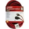 Husky 100 ft. 16/3 Medium-Duty Indoor/Outdoor Extension Cord, Red and Black 2 Husky 100 ft. 16/3 Medium-Duty Indoor/Outdoor Extension Cord, Red and Black -Extension Cords Sales Store red black husky general purpose cords hd 794 529 64 1000