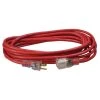 Southwire 25 ft. 14/3 SJTW Heavy-Duty 15 Amp General Purpose Extension Cord with Lighted End -Extension Cords Sales Store red southwire general purpose cords 2487sw8804 64 1000