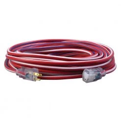 Southwire 75 ft. 12/3 SJTW Outdoor Heavy-Duty Extension Cord with Power Light Plug 12 Southwire 75 ft. 12/3 SJTW Outdoor Heavy-Duty Extension Cord with Power Light Plug -Extension Cords Sales Store red white blue southwire general purpose cords 65301usa01 44 1000