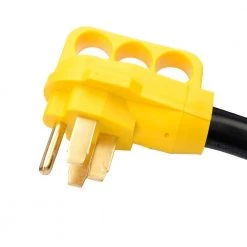 LifeSupplyUSA 15 ft. 6/3 AWG + 8/1 AWG 15 ft. 125/250-Volt 50 Amp with Handles (14-50P/14-50R ) STW VELCRO ETL RV Extension Cord -Extension Cords Sales Store rv marine cords er851 4f 1000