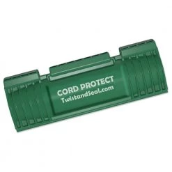 Twist and Seal Cord Protect Outdoor Extension Cord Cover and Plug Protection, Green