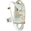 HDX 12 ft. 16/2 Indoor Tight Space Cube Tap Extension Cord, White -Extension Cords Sales Store white hdx general purpose cords hd 342 417 64 1000