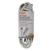 HDX 15 ft. 16/3 Indoor Banana Tap Extension Cord, White -Extension Cords Sales Store white hdx general purpose cords hd 737 791 64 1000
