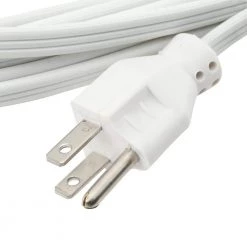 HDX 15 ft. 16/3 Indoor Banana Tap Extension Cord, White -Extension Cords Sales Store white hdx general purpose cords hd 737 791 a0 1000