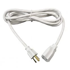 HDX 8 ft. 16/3 Outdoor Extension Cord, White -Extension Cords Sales Store white hdx general purpose cords sjtw1638wh 44 1000