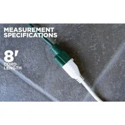 Southwire 8 ft. 16/3 Outdoor Extension Cord in White 10 Southwire 8 ft. 16/3 Outdoor Extension Cord in White -Extension Cords Sales Store white southwire general purpose cords 277563 1f 1000