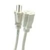 Southwire 8 ft. 16/3 Outdoor Extension Cord in White -Extension Cords Sales Store white southwire general purpose cords 277563 64 1000