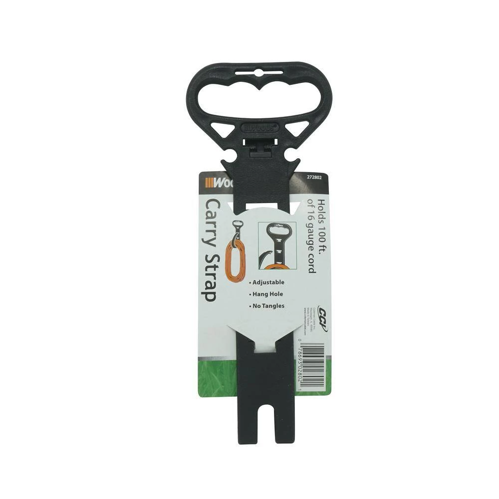 Woods 150 ft. 16/3 AWG Carry Strap for Cords, Black 7 Woods 150 ft. 16/3 AWG Carry Strap for Cords, Black - Image 5