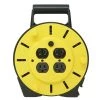 Woods 25 ft. 16/3 Multi-Outlet (4) Portable Extension Cord Reel Power Station -Extension Cords Sales Store woods extension cord reels 4907 64 1000