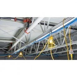 Bergen Industries 100 ft. 12/3 SJTW 15 Amp/125-Volt Outdoor Triple Tap Extension Cord, Yellow -Extension Cords Sales Store yellow bergen industries general purpose cords oc1001233t 1f 1000