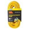 Bergen Industries 100 ft. 12/3 SJTW 15 Amp/125-Volt Outdoor Single Receptacle Extension Cord, Yellow
