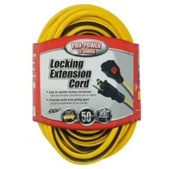 Southwire 50 ft. 12/3 SJTW Push-Lock Outdoor Heavy-Duty Extension Cord