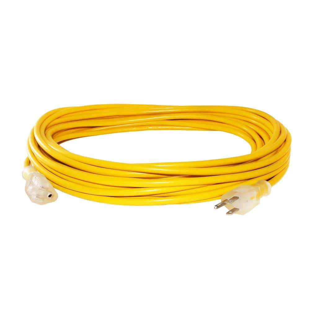 LifeSupplyUSA 50 ft. Heavy-Duty 3 Prong Oil Resistant Light End Indoor/Outdoor 12/3 SJTW 15 Amp 300-Volt 1875-Watt Extension Cord 4 LifeSupplyUSA 50 ft. Heavy-Duty 3 Prong Oil Resistant Light End Indoor/Outdoor 12/3 SJTW 15 Amp 300-Volt 1875-Watt Extension Cord - Image 2