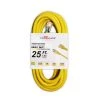 LifeSupplyUSA 25 ft. 10/3 SJT Lighted End Extension Cord 15 Amp, 125-Volt, 1875-Watt, Super Heavy-Duty Outdoor Jacket (2-Pack) -Extension Cords Sales Store yellow general purpose cords 210325ft 64 1000