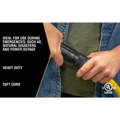 Yellow Jacket 25 ft. 10/4 Premium SJTW 30-Amp Power Distribution Outdoor Heavy-Duty Twist-Lock Generator Extension Cord -Extension Cords Sales Store yellow jacket generator cords 1493 44 1000