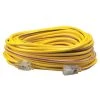 Southwire 100 ft. 12/3 SJTW Hi-Visbility Multi-Color Outdoor Heavy-Duty Extension Cord with Power Light Plug -Extension Cords Sales Store yellow purple southwire general purpose cords 2549sw0022 64 1000