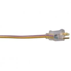 Southwire 100 ft. 12/3 SJTW Hi-Visbility Multi-Color Outdoor Heavy-Duty Extension Cord with Power Light Plug -Extension Cords Sales Store yellow purple southwire general purpose cords 2549sw0022 77 1000
