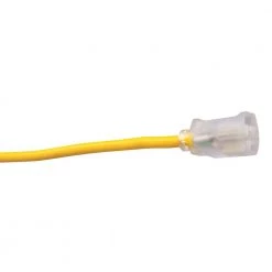 Southwire 100 ft. 12/3 SJEOW Outdoor Heavy-Duty T-Prene Extension Cord with Power Light Plug -Extension Cords Sales Store yellow southwire general purpose cords 1689sw0002 1d 1000